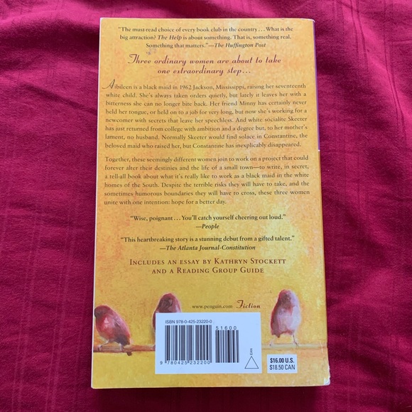 2/$20 “The Help” book/novel by Kathryn Stockett - Picture 4 of 6